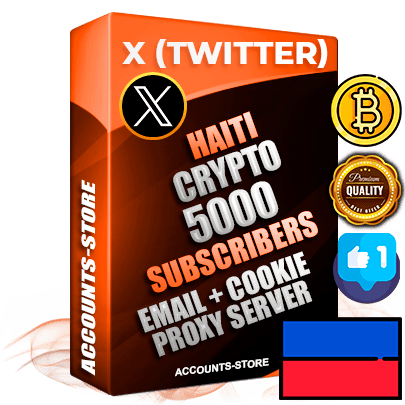 Professional Haitian PREMIUM X (Twitter) accounts of manual registration and farming for the CRYPTO niche with high trust history photos and tweets — fully themed and optimized for CRYPTO advertising and promotion — 5000 niche-related live active followers 2009–2014 registration year Verified Email (Included) + Cookie JSON for secure import and login to the account + User Agent + High-quality filling (Photo Header Posts). Fully ready for targeted campaigns and ad launches from any country. Perfectly hold ads without bans. Ideal for any earning schemes affiliate promotions and marketing projects. Quality unlimited IPv4 proxy server included. Professional Haitian PREMIUM X (Twitter) accounts of manual registration and farming for the CRYPTO niche with high trust history photos and tweets — fully themed and optimized for CRYPTO advertising and promotion — 5000 niche-related live active followers 2009–2014 registration year Verified Email (Included) + Cookie JSON for secure import and login to the account + User Agent + High-quality filling (Photo Header Posts). Fully ready for targeted campaigns and ad launches from any country. Perfectly hold ads without bans. Ideal for any earning schemes affiliate promotions and marketing projects. Quality unlimited IPv4 proxy server included.