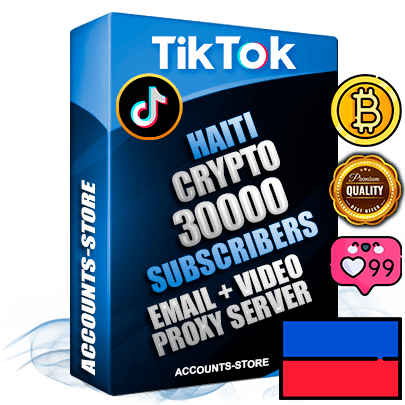 Professional Haitian PREMIUM TikTok accounts of manual registration and farming for the CRYPTO niche with high trust history profile photos and videos — fully themed and optimized for CRYPTO advertising and promotion — 30000 niche-related live active subscribers 2018–2022 registration years Verified Email (included) + Cookie JSON for secure import and login to the account + User Agent + high-quality content filling (profile photo banner and videos). Fully ready for targeted campaigns and ad launches from any country. Perfectly holds ads without bans. Ideal for any earning schemes affiliate promotions and marketing projects. Quality unlimited IPv4 proxy server included.