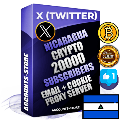 Professional Nicaraguan PREMIUM X (Twitter) accounts of manual registration and farming for the CRYPTO niche with high trust history photos and tweets — fully themed and optimized for CRYPTO advertising and promotion — 20000 niche-related live active followers 2009–2014 registration year Verified Email (Included) + Cookie JSON for secure import and login to the account + User Agent + High-quality filling (Photo Header Posts). Fully ready for targeted campaigns and ad launches from any country. Perfectly hold ads without bans. Ideal for any earning schemes affiliate promotions and marketing projects. Quality unlimited IPv4 proxy server included. Professional Nicaraguan PREMIUM X (Twitter) accounts of manual registration and farming for the CRYPTO niche with high trust history photos and tweets — fully themed and optimized for CRYPTO advertising and promotion — 20000 niche-related live active followers 2009–2014 registration year Verified Email (Included) + Cookie JSON for secure import and login to the account + User Agent + High-quality filling (Photo Header Posts). Fully ready for targeted campaigns and ad launches from any country. Perfectly hold ads without bans. Ideal for any earning schemes affiliate promotions and marketing projects. Quality unlimited IPv4 proxy server included.
