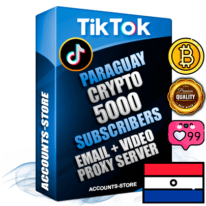Professional Paraguayan PREMIUM TikTok accounts of manual registration and farming for the CRYPTO niche with high trust history profile photos and videos — fully themed and optimized for CRYPTO advertising and promotion — 5000 niche-related live active subscribers 2018–2022 registration years Verified Email (included) + Cookie JSON for secure import and login to the account + User Agent + high-quality content filling (profile photo banner and videos). Fully ready for targeted campaigns and ad launches from any country. Perfectly holds ads without bans. Ideal for any earning schemes affiliate promotions and marketing projects. Quality unlimited IPv4 proxy server included.