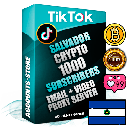 Professional Salvadoran PREMIUM TikTok accounts of manual registration and farming for the CRYPTO niche with high trust history profile photos and videos — fully themed and optimized for CRYPTO advertising and promotion — 1000 niche-related live active subscribers 2018–2022 registration years Verified Email (included) + Cookie JSON for secure import and login to the account + User Agent + high-quality content filling (profile photo banner and videos). Fully ready for targeted campaigns and ad launches from any country. Perfectly holds ads without bans. Ideal for any earning schemes affiliate promotions and marketing projects. Quality unlimited IPv4 proxy server included. Professional Salvadoran PREMIUM TikTok accounts of manual registration and farming for the CRYPTO niche with high trust history profile photos and videos — fully themed and optimized for CRYPTO advertising and promotion — 1000 niche-related live active subscribers 2018–2022 registration years Verified Email (included) + Cookie JSON for secure import and login to the account + User Agent + high-quality content filling (profile photo banner and videos). Fully ready for targeted campaigns and ad launches from any country. Perfectly holds ads without bans. Ideal for any earning schemes affiliate promotions and marketing projects. Quality unlimited IPv4 proxy server included.