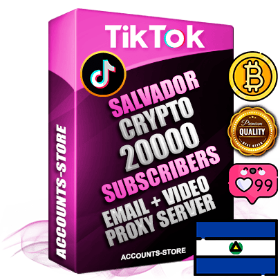 Professional Salvadoran PREMIUM TikTok accounts of manual registration and farming for the CRYPTO niche with high trust history profile photos and videos — fully themed and optimized for CRYPTO advertising and promotion — 20000 niche-related live active subscribers 2018–2022 registration years Verified Email (included) + Cookie JSON for secure import and login to the account + User Agent + high-quality content filling (profile photo banner and videos). Fully ready for targeted campaigns and ad launches from any country. Perfectly holds ads without bans. Ideal for any earning schemes affiliate promotions and marketing projects. Quality unlimited IPv4 proxy server included. Professional Salvadoran PREMIUM TikTok accounts of manual registration and farming for the CRYPTO niche with high trust history profile photos and videos — fully themed and optimized for CRYPTO advertising and promotion — 20000 niche-related live active subscribers 2018–2022 registration years Verified Email (included) + Cookie JSON for secure import and login to the account + User Agent + high-quality content filling (profile photo banner and videos). Fully ready for targeted campaigns and ad launches from any country. Perfectly holds ads without bans. Ideal for any earning schemes affiliate promotions and marketing projects. Quality unlimited IPv4 proxy server included.