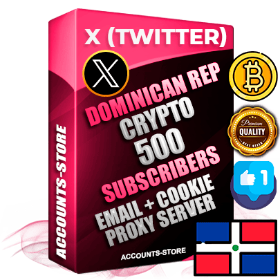 Professional Dominican PREMIUM X (Twitter) accounts of manual registration and farming for the CRYPTO niche with high trust history photos and tweets — fully themed and optimized for CRYPTO advertising and promotion — 500 niche-related live active followers 2009–2014 registration year Verified Email (Included) + Cookie JSON for secure import and login to the account + User Agent + High-quality filling (Photo Header Posts). Fully ready for targeted campaigns and ad launches from any country. Perfectly hold ads without bans. Ideal for any earning schemes affiliate promotions and marketing projects. Quality unlimited IPv4 proxy server included. Professional Dominican PREMIUM X (Twitter) accounts of manual registration and farming for the CRYPTO niche with high trust history photos and tweets — fully themed and optimized for CRYPTO advertising and promotion — 500 niche-related live active followers 2009–2014 registration year Verified Email (Included) + Cookie JSON for secure import and login to the account + User Agent + High-quality filling (Photo Header Posts). Fully ready for targeted campaigns and ad launches from any country. Perfectly hold ads without bans. Ideal for any earning schemes affiliate promotions and marketing projects. Quality unlimited IPv4 proxy server included.