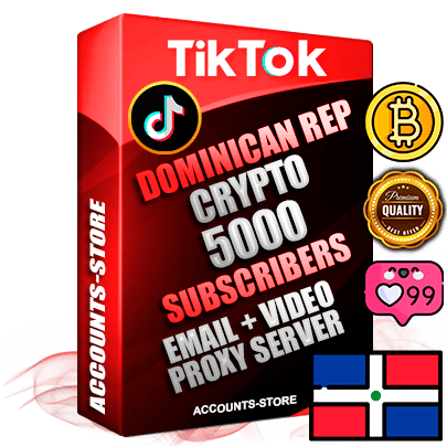 Professional Dominican PREMIUM TikTok accounts of manual registration and farming for the CRYPTO niche with high trust history profile photos and videos — fully themed and optimized for CRYPTO advertising and promotion — 5000 niche-related live active subscribers 2018–2022 registration years Verified Email (included) + Cookie JSON for secure import and login to the account + User Agent + high-quality content filling (profile photo banner and videos). Fully ready for targeted campaigns and ad launches from any country. Perfectly holds ads without bans. Ideal for any earning schemes affiliate promotions and marketing projects. Quality unlimited IPv4 proxy server included. Professional Dominican PREMIUM TikTok accounts of manual registration and farming for the CRYPTO niche with high trust history profile photos and videos — fully themed and optimized for CRYPTO advertising and promotion — 5000 niche-related live active subscribers 2018–2022 registration years Verified Email (included) + Cookie JSON for secure import and login to the account + User Agent + high-quality content filling (profile photo banner and videos). Fully ready for targeted campaigns and ad launches from any country. Perfectly holds ads without bans. Ideal for any earning schemes affiliate promotions and marketing projects. Quality unlimited IPv4 proxy server included.