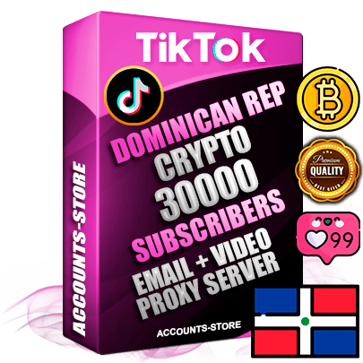 Professional Dominican PREMIUM TikTok accounts of manual registration and farming for the CRYPTO niche with high trust history profile photos and videos — fully themed and optimized for CRYPTO advertising and promotion — 30000 niche-related live active subscribers 2018–2022 registration years Verified Email (included) + Cookie JSON for secure import and login to the account + User Agent + high-quality content filling (profile photo banner and videos). Fully ready for targeted campaigns and ad launches from any country. Perfectly holds ads without bans. Ideal for any earning schemes affiliate promotions and marketing projects. Quality unlimited IPv4 proxy server included. Professional Dominican PREMIUM TikTok accounts of manual registration and farming for the CRYPTO niche with high trust history profile photos and videos — fully themed and optimized for CRYPTO advertising and promotion — 30000 niche-related live active subscribers 2018–2022 registration years Verified Email (included) + Cookie JSON for secure import and login to the account + User Agent + high-quality content filling (profile photo banner and videos). Fully ready for targeted campaigns and ad launches from any country. Perfectly holds ads without bans. Ideal for any earning schemes affiliate promotions and marketing projects. Quality unlimited IPv4 proxy server included.