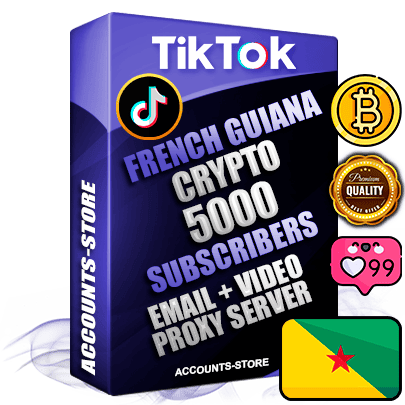 Professional Guiana PREMIUM TikTok accounts of manual registration and farming for the CRYPTO niche with high trust history profile photos and videos — fully themed and optimized for CRYPTO advertising and promotion — 5000 niche-related live active subscribers 2018–2022 registration years Verified Email (included) + Cookie JSON for secure import and login to the account + User Agent + high-quality content filling (profile photo banner and videos). Fully ready for targeted campaigns and ad launches from any country. Perfectly holds ads without bans. Ideal for any earning schemes affiliate promotions and marketing projects. Quality unlimited IPv4 proxy server included. Professional Guiana PREMIUM TikTok accounts of manual registration and farming for the CRYPTO niche with high trust history profile photos and videos — fully themed and optimized for CRYPTO advertising and promotion — 5000 niche-related live active subscribers 2018–2022 registration years Verified Email (included) + Cookie JSON for secure import and login to the account + User Agent + high-quality content filling (profile photo banner and videos). Fully ready for targeted campaigns and ad launches from any country. Perfectly holds ads without bans. Ideal for any earning schemes affiliate promotions and marketing projects. Quality unlimited IPv4 proxy server included.
