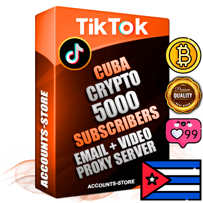Professional Cuban PREMIUM TikTok accounts of manual registration and farming for the CRYPTO niche with high trust history profile photos and videos — fully themed and optimized for CRYPTO advertising and promotion — 5000 niche-related live active subscribers 2018–2022 registration years Verified Email (included) + Cookie JSON for secure import and login to the account + User Agent + high-quality content filling (profile photo banner and videos). Fully ready for targeted campaigns and ad launches from any country. Perfectly holds ads without bans. Ideal for any earning schemes affiliate promotions and marketing projects. Quality unlimited IPv4 proxy server included. Professional Cuban PREMIUM TikTok accounts of manual registration and farming for the CRYPTO niche with high trust history profile photos and videos — fully themed and optimized for CRYPTO advertising and promotion — 5000 niche-related live active subscribers 2018–2022 registration years Verified Email (included) + Cookie JSON for secure import and login to the account + User Agent + high-quality content filling (profile photo banner and videos). Fully ready for targeted campaigns and ad launches from any country. Perfectly holds ads without bans. Ideal for any earning schemes affiliate promotions and marketing projects. Quality unlimited IPv4 proxy server included.