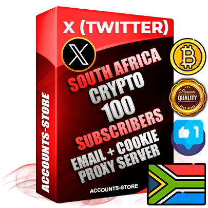 Professional South African PREMIUM X (Twitter) accounts of manual registration and farming for the CRYPTO niche with high trust history photos and tweets — fully themed and optimized for CRYPTO advertising and promotion — 100 niche-related live active followers 2009–2014 registration year Verified Email (Included) + Cookie JSON for secure import and login to the account + User Agent + High-quality filling (Photo Header Posts). Fully ready for targeted campaigns and ad launches from any country. Perfectly hold ads without bans. Ideal for any earning schemes affiliate promotions and marketing projects. Quality unlimited IPv4 proxy server included.