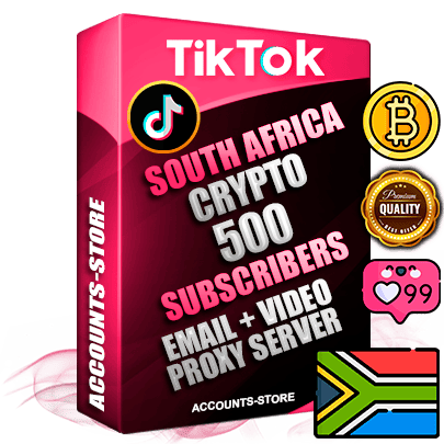 Professional South African PREMIUM TikTok accounts of manual registration and farming for the CRYPTO niche with high trust history profile photos and videos — fully themed and optimized for CRYPTO advertising and promotion — 500 niche-related live active subscribers 2018–2022 registration years Verified Email (included) + Cookie JSON for secure import and login to the account + User Agent + high-quality content filling (profile photo banner and videos). Fully ready for targeted campaigns and ad launches from any country. Perfectly holds ads without bans. Ideal for any earning schemes affiliate promotions and marketing projects. Quality unlimited IPv4 proxy server included. Professional South African PREMIUM TikTok accounts of manual registration and farming for the CRYPTO niche with high trust history profile photos and videos — fully themed and optimized for CRYPTO advertising and promotion — 500 niche-related live active subscribers 2018–2022 registration years Verified Email (included) + Cookie JSON for secure import and login to the account + User Agent + high-quality content filling (profile photo banner and videos). Fully ready for targeted campaigns and ad launches from any country. Perfectly holds ads without bans. Ideal for any earning schemes affiliate promotions and marketing projects. Quality unlimited IPv4 proxy server included.