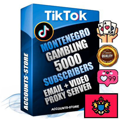 Professional Montenegrin PREMIUM TikTok accounts of manual registration and farming for the GAMBLING niche with high trust history profile photos and videos — fully themed and optimized for GAMBLING advertising and promotion — 5000 niche-related live active subscribers 2018–2022 registration years Verified Email (included) + Cookie JSON for secure import and login to the account + User Agent + high-quality content filling (profile photo banner and videos). Fully ready for targeted campaigns and ad launches from any country. Perfectly holds ads without bans. Ideal for any earning schemes affiliate promotions and marketing projects. Quality unlimited IPv4 proxy server included. Professional Montenegrin PREMIUM TikTok accounts of manual registration and farming for the GAMBLING niche with high trust history profile photos and videos — fully themed and optimized for GAMBLING advertising and promotion — 5000 niche-related live active subscribers 2018–2022 registration years Verified Email (included) + Cookie JSON for secure import and login to the account + User Agent + high-quality content filling (profile photo banner and videos). Fully ready for targeted campaigns and ad launches from any country. Perfectly holds ads without bans. Ideal for any earning schemes affiliate promotions and marketing projects. Quality unlimited IPv4 proxy server included.
