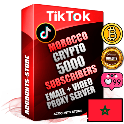 Professional Moroccan PREMIUM TikTok accounts of manual registration and farming for the CRYPTO niche with high trust history profile photos and videos — fully themed and optimized for CRYPTO advertising and promotion — 5000 niche-related live active subscribers 2018–2022 registration years Verified Email (included) + Cookie JSON for secure import and login to the account + User Agent + high-quality content filling (profile photo banner and videos). Fully ready for targeted campaigns and ad launches from any country. Perfectly holds ads without bans. Ideal for any earning schemes affiliate promotions and marketing projects. Quality unlimited IPv4 proxy server included. Professional Moroccan PREMIUM TikTok accounts of manual registration and farming for the CRYPTO niche with high trust history profile photos and videos — fully themed and optimized for CRYPTO advertising and promotion — 5000 niche-related live active subscribers 2018–2022 registration years Verified Email (included) + Cookie JSON for secure import and login to the account + User Agent + high-quality content filling (profile photo banner and videos). Fully ready for targeted campaigns and ad launches from any country. Perfectly holds ads without bans. Ideal for any earning schemes affiliate promotions and marketing projects. Quality unlimited IPv4 proxy server included.