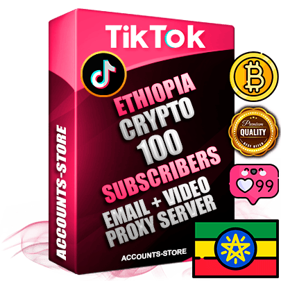 Professional Ethiopian PREMIUM TikTok accounts of manual registration and farming for the CRYPTO niche with high trust history profile photos and videos — fully themed and optimized for CRYPTO advertising and promotion — 100 niche-related live active subscribers 2018–2022 registration years Verified Email (included) + Cookie JSON for secure import and login to the account + User Agent + high-quality content filling (profile photo banner and videos). Fully ready for targeted campaigns and ad launches from any country. Perfectly holds ads without bans. Ideal for any earning schemes affiliate promotions and marketing projects. Quality unlimited IPv4 proxy server included.