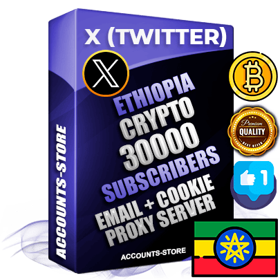 Professional Ethiopian PREMIUM X (Twitter) accounts of manual registration and farming for the CRYPTO niche with high trust history photos and tweets — fully themed and optimized for CRYPTO advertising and promotion — 30000 niche-related live active followers 2009–2014 registration year Verified Email (Included) + Cookie JSON for secure import and login to the account + User Agent + High-quality filling (Photo Header Posts). Fully ready for targeted campaigns and ad launches from any country. Perfectly hold ads without bans. Ideal for any earning schemes affiliate promotions and marketing projects. Quality unlimited IPv4 proxy server included.