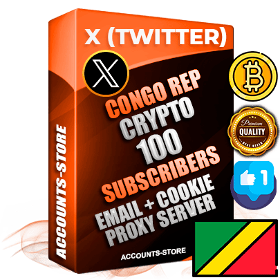 Professional Congo Rep PREMIUM X (Twitter) accounts of manual registration and farming for the CRYPTO niche with high trust history photos and tweets — fully themed and optimized for CRYPTO advertising and promotion — 100 niche-related live active followers 2009–2014 registration year Verified Email (Included) + Cookie JSON for secure import and login to the account + User Agent + High-quality filling (Photo Header Posts). Fully ready for targeted campaigns and ad launches from any country. Perfectly hold ads without bans. Ideal for any earning schemes affiliate promotions and marketing projects. Quality unlimited IPv4 proxy server included.