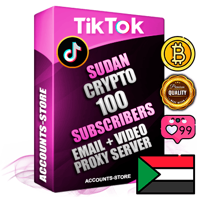 Professional Sudanese PREMIUM TikTok accounts of manual registration and farming for the CRYPTO niche with high trust history profile photos and videos — fully themed and optimized for CRYPTO advertising and promotion — 100 niche-related live active subscribers 2018–2022 registration years Verified Email (included) + Cookie JSON for secure import and login to the account + User Agent + high-quality content filling (profile photo banner and videos). Fully ready for targeted campaigns and ad launches from any country. Perfectly holds ads without bans. Ideal for any earning schemes affiliate promotions and marketing projects. Quality unlimited IPv4 proxy server included. Professional Sudanese PREMIUM TikTok accounts of manual registration and farming for the CRYPTO niche with high trust history profile photos and videos — fully themed and optimized for CRYPTO advertising and promotion — 100 niche-related live active subscribers 2018–2022 registration years Verified Email (included) + Cookie JSON for secure import and login to the account + User Agent + high-quality content filling (profile photo banner and videos). Fully ready for targeted campaigns and ad launches from any country. Perfectly holds ads without bans. Ideal for any earning schemes affiliate promotions and marketing projects. Quality unlimited IPv4 proxy server included.