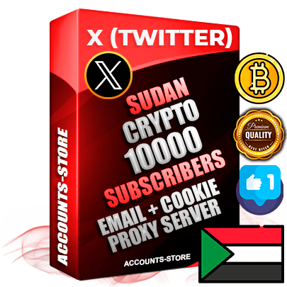 Professional Sudanese PREMIUM X (Twitter) accounts of manual registration and farming for the CRYPTO niche with high trust history photos and tweets — fully themed and optimized for CRYPTO advertising and promotion — 10000 niche-related live active followers 2009–2014 registration year Verified Email (Included) + Cookie JSON for secure import and login to the account + User Agent + High-quality filling (Photo Header Posts). Fully ready for targeted campaigns and ad launches from any country. Perfectly hold ads without bans. Ideal for any earning schemes affiliate promotions and marketing projects. Quality unlimited IPv4 proxy server included. Professional Sudanese PREMIUM X (Twitter) accounts of manual registration and farming for the CRYPTO niche with high trust history photos and tweets — fully themed and optimized for CRYPTO advertising and promotion — 10000 niche-related live active followers 2009–2014 registration year Verified Email (Included) + Cookie JSON for secure import and login to the account + User Agent + High-quality filling (Photo Header Posts). Fully ready for targeted campaigns and ad launches from any country. Perfectly hold ads without bans. Ideal for any earning schemes affiliate promotions and marketing projects. Quality unlimited IPv4 proxy server included.