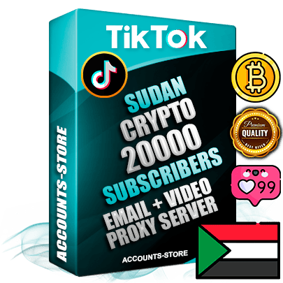 Professional Sudanese PREMIUM TikTok accounts of manual registration and farming for the CRYPTO niche with high trust history profile photos and videos — fully themed and optimized for CRYPTO advertising and promotion — 20000 niche-related live active subscribers 2018–2022 registration years Verified Email (included) + Cookie JSON for secure import and login to the account + User Agent + high-quality content filling (profile photo banner and videos). Fully ready for targeted campaigns and ad launches from any country. Perfectly holds ads without bans. Ideal for any earning schemes affiliate promotions and marketing projects. Quality unlimited IPv4 proxy server included. Professional Sudanese PREMIUM TikTok accounts of manual registration and farming for the CRYPTO niche with high trust history profile photos and videos — fully themed and optimized for CRYPTO advertising and promotion — 20000 niche-related live active subscribers 2018–2022 registration years Verified Email (included) + Cookie JSON for secure import and login to the account + User Agent + high-quality content filling (profile photo banner and videos). Fully ready for targeted campaigns and ad launches from any country. Perfectly holds ads without bans. Ideal for any earning schemes affiliate promotions and marketing projects. Quality unlimited IPv4 proxy server included.