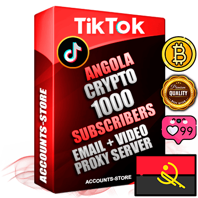 Professional Angolan PREMIUM TikTok accounts of manual registration and farming for the CRYPTO niche with high trust history profile photos and videos — fully themed and optimized for CRYPTO advertising and promotion — 1000 niche-related live active subscribers 2018–2022 registration years Verified Email (included) + Cookie JSON for secure import and login to the account + User Agent + high-quality content filling (profile photo banner and videos). Fully ready for targeted campaigns and ad launches from any country. Perfectly holds ads without bans. Ideal for any earning schemes affiliate promotions and marketing projects. Quality unlimited IPv4 proxy server included. Professional Angolan PREMIUM TikTok accounts of manual registration and farming for the CRYPTO niche with high trust history profile photos and videos — fully themed and optimized for CRYPTO advertising and promotion — 1000 niche-related live active subscribers 2018–2022 registration years Verified Email (included) + Cookie JSON for secure import and login to the account + User Agent + high-quality content filling (profile photo banner and videos). Fully ready for targeted campaigns and ad launches from any country. Perfectly holds ads without bans. Ideal for any earning schemes affiliate promotions and marketing projects. Quality unlimited IPv4 proxy server included.