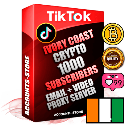Professional Ivorian PREMIUM TikTok accounts of manual registration and farming for the CRYPTO niche with high trust history profile photos and videos — fully themed and optimized for CRYPTO advertising and promotion — 1000 niche-related live active subscribers 2018–2022 registration years Verified Email (included) + Cookie JSON for secure import and login to the account + User Agent + high-quality content filling (profile photo banner and videos). Fully ready for targeted campaigns and ad launches from any country. Perfectly holds ads without bans. Ideal for any earning schemes affiliate promotions and marketing projects. Quality unlimited IPv4 proxy server included. Professional Ivorian PREMIUM TikTok accounts of manual registration and farming for the CRYPTO niche with high trust history profile photos and videos — fully themed and optimized for CRYPTO advertising and promotion — 1000 niche-related live active subscribers 2018–2022 registration years Verified Email (included) + Cookie JSON for secure import and login to the account + User Agent + high-quality content filling (profile photo banner and videos). Fully ready for targeted campaigns and ad launches from any country. Perfectly holds ads without bans. Ideal for any earning schemes affiliate promotions and marketing projects. Quality unlimited IPv4 proxy server included.