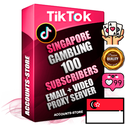 Professional Singapore PREMIUM TikTok accounts of manual registration and farming for the GAMBLING niche with high trust history profile photos and videos — fully themed and optimized for GAMBLING advertising and promotion — 100 niche-related live active subscribers 2018–2022 registration years Verified Email (included) + Cookie JSON for secure import and login to the account + User Agent + high-quality content filling (profile photo banner and videos). Fully ready for targeted campaigns and ad launches from any country. Perfectly holds ads without bans. Ideal for any earning schemes affiliate promotions and marketing projects. Quality unlimited IPv4 proxy server included. Professional Singapore PREMIUM TikTok accounts of manual registration and farming for the GAMBLING niche with high trust history profile photos and videos — fully themed and optimized for GAMBLING advertising and promotion — 100 niche-related live active subscribers 2018–2022 registration years Verified Email (included) + Cookie JSON for secure import and login to the account + User Agent + high-quality content filling (profile photo banner and videos). Fully ready for targeted campaigns and ad launches from any country. Perfectly holds ads without bans. Ideal for any earning schemes affiliate promotions and marketing projects. Quality unlimited IPv4 proxy server included.