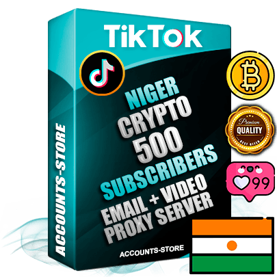 Professional Nigerien PREMIUM TikTok accounts of manual registration and farming for the CRYPTO niche with high trust history profile photos and videos — fully themed and optimized for CRYPTO advertising and promotion — 500 niche-related live active subscribers 2018–2022 registration years Verified Email (included) + Cookie JSON for secure import and login to the account + User Agent + high-quality content filling (profile photo banner and videos). Fully ready for targeted campaigns and ad launches from any country. Perfectly holds ads without bans. Ideal for any earning schemes affiliate promotions and marketing projects. Quality unlimited IPv4 proxy server included.