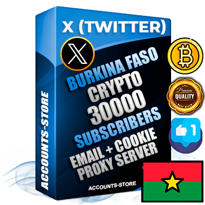 Professional Burkinabè PREMIUM X (Twitter) accounts of manual registration and farming for the CRYPTO niche with high trust history photos and tweets — fully themed and optimized for CRYPTO advertising and promotion — 30000 niche-related live active followers 2009–2014 registration year Verified Email (Included) + Cookie JSON for secure import and login to the account + User Agent + High-quality filling (Photo Header Posts). Fully ready for targeted campaigns and ad launches from any country. Perfectly hold ads without bans. Ideal for any earning schemes affiliate promotions and marketing projects. Quality unlimited IPv4 proxy server included. Professional Burkinabè PREMIUM X (Twitter) accounts of manual registration and farming for the CRYPTO niche with high trust history photos and tweets — fully themed and optimized for CRYPTO advertising and promotion — 30000 niche-related live active followers 2009–2014 registration year Verified Email (Included) + Cookie JSON for secure import and login to the account + User Agent + High-quality filling (Photo Header Posts). Fully ready for targeted campaigns and ad launches from any country. Perfectly hold ads without bans. Ideal for any earning schemes affiliate promotions and marketing projects. Quality unlimited IPv4 proxy server included.