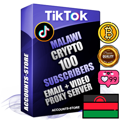 Professional Malawian PREMIUM TikTok accounts of manual registration and farming for the CRYPTO niche with high trust history profile photos and videos — fully themed and optimized for CRYPTO advertising and promotion — 100 niche-related live active subscribers 2018–2022 registration years Verified Email (included) + Cookie JSON for secure import and login to the account + User Agent + high-quality content filling (profile photo banner and videos). Fully ready for targeted campaigns and ad launches from any country. Perfectly holds ads without bans. Ideal for any earning schemes affiliate promotions and marketing projects. Quality unlimited IPv4 proxy server included.