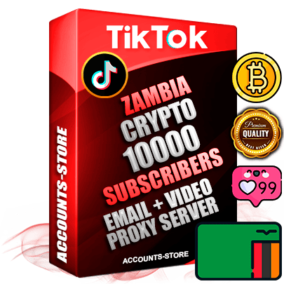 Professional Zambian PREMIUM TikTok accounts of manual registration and farming for the CRYPTO niche with high trust history profile photos and videos — fully themed and optimized for CRYPTO advertising and promotion — 10000 niche-related live active subscribers 2018–2022 registration years Verified Email (included) + Cookie JSON for secure import and login to the account + User Agent + high-quality content filling (profile photo banner and videos). Fully ready for targeted campaigns and ad launches from any country. Perfectly holds ads without bans. Ideal for any earning schemes affiliate promotions and marketing projects. Quality unlimited IPv4 proxy server included. Professional Zambian PREMIUM TikTok accounts of manual registration and farming for the CRYPTO niche with high trust history profile photos and videos — fully themed and optimized for CRYPTO advertising and promotion — 10000 niche-related live active subscribers 2018–2022 registration years Verified Email (included) + Cookie JSON for secure import and login to the account + User Agent + high-quality content filling (profile photo banner and videos). Fully ready for targeted campaigns and ad launches from any country. Perfectly holds ads without bans. Ideal for any earning schemes affiliate promotions and marketing projects. Quality unlimited IPv4 proxy server included.