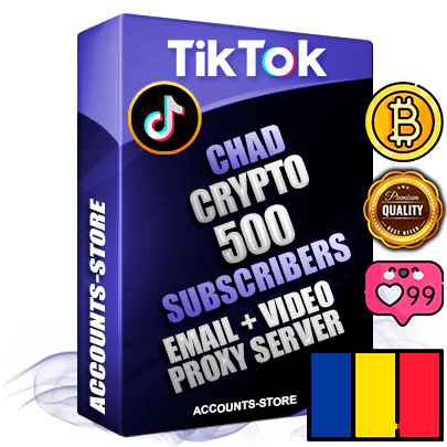 Professional Chadian PREMIUM TikTok accounts of manual registration and farming for the CRYPTO niche with high trust history profile photos and videos — fully themed and optimized for CRYPTO advertising and promotion — 500 niche-related live active subscribers 2018–2022 registration years Verified Email (included) + Cookie JSON for secure import and login to the account + User Agent + high-quality content filling (profile photo banner and videos). Fully ready for targeted campaigns and ad launches from any country. Perfectly holds ads without bans. Ideal for any earning schemes affiliate promotions and marketing projects. Quality unlimited IPv4 proxy server included.