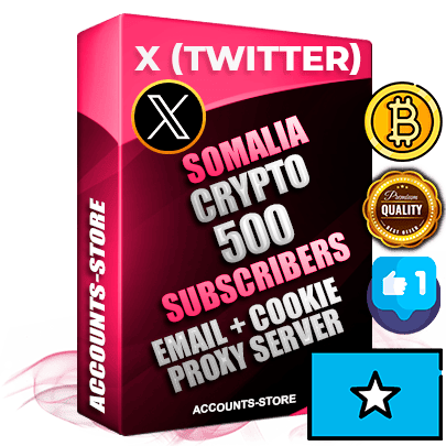 Professional Somali PREMIUM X (Twitter) accounts of manual registration and farming for the CRYPTO niche with high trust history photos and tweets — fully themed and optimized for CRYPTO advertising and promotion — 500 niche-related live active followers 2009–2014 registration year Verified Email (Included) + Cookie JSON for secure import and login to the account + User Agent + High-quality filling (Photo Header Posts). Fully ready for targeted campaigns and ad launches from any country. Perfectly hold ads without bans. Ideal for any earning schemes affiliate promotions and marketing projects. Quality unlimited IPv4 proxy server included. Professional Somali PREMIUM X (Twitter) accounts of manual registration and farming for the CRYPTO niche with high trust history photos and tweets — fully themed and optimized for CRYPTO advertising and promotion — 500 niche-related live active followers 2009–2014 registration year Verified Email (Included) + Cookie JSON for secure import and login to the account + User Agent + High-quality filling (Photo Header Posts). Fully ready for targeted campaigns and ad launches from any country. Perfectly hold ads without bans. Ideal for any earning schemes affiliate promotions and marketing projects. Quality unlimited IPv4 proxy server included.