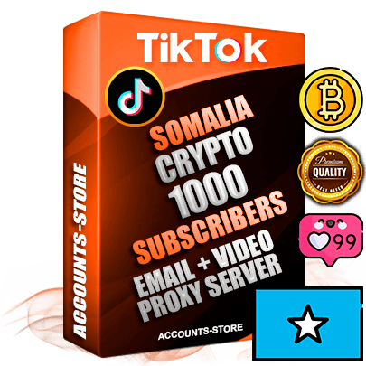 Professional Somali PREMIUM TikTok accounts of manual registration and farming for the CRYPTO niche with high trust history profile photos and videos — fully themed and optimized for CRYPTO advertising and promotion — 1000 niche-related live active subscribers 2018–2022 registration years Verified Email (included) + Cookie JSON for secure import and login to the account + User Agent + high-quality content filling (profile photo banner and videos). Fully ready for targeted campaigns and ad launches from any country. Perfectly holds ads without bans. Ideal for any earning schemes affiliate promotions and marketing projects. Quality unlimited IPv4 proxy server included. Professional Somali PREMIUM TikTok accounts of manual registration and farming for the CRYPTO niche with high trust history profile photos and videos — fully themed and optimized for CRYPTO advertising and promotion — 1000 niche-related live active subscribers 2018–2022 registration years Verified Email (included) + Cookie JSON for secure import and login to the account + User Agent + high-quality content filling (profile photo banner and videos). Fully ready for targeted campaigns and ad launches from any country. Perfectly holds ads without bans. Ideal for any earning schemes affiliate promotions and marketing projects. Quality unlimited IPv4 proxy server included.