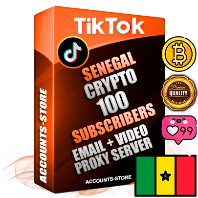 Professional Senegalese PREMIUM TikTok accounts of manual registration and farming for the CRYPTO niche with high trust history profile photos and videos — fully themed and optimized for CRYPTO advertising and promotion — 100 niche-related live active subscribers 2018–2022 registration years Verified Email (included) + Cookie JSON for secure import and login to the account + User Agent + high-quality content filling (profile photo banner and videos). Fully ready for targeted campaigns and ad launches from any country. Perfectly holds ads without bans. Ideal for any earning schemes affiliate promotions and marketing projects. Quality unlimited IPv4 proxy server included.