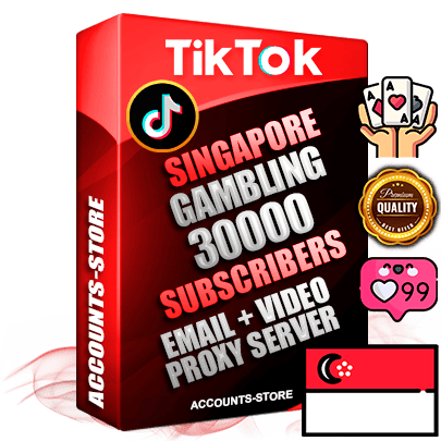 Professional Singapore PREMIUM TikTok accounts of manual registration and farming for the GAMBLING niche with high trust history profile photos and videos — fully themed and optimized for GAMBLING advertising and promotion — 30000 niche-related live active subscribers 2018–2022 registration years Verified Email (included) + Cookie JSON for secure import and login to the account + User Agent + high-quality content filling (profile photo banner and videos). Fully ready for targeted campaigns and ad launches from any country. Perfectly holds ads without bans. Ideal for any earning schemes affiliate promotions and marketing projects. Quality unlimited IPv4 proxy server included. Professional Singapore PREMIUM TikTok accounts of manual registration and farming for the GAMBLING niche with high trust history profile photos and videos — fully themed and optimized for GAMBLING advertising and promotion — 30000 niche-related live active subscribers 2018–2022 registration years Verified Email (included) + Cookie JSON for secure import and login to the account + User Agent + high-quality content filling (profile photo banner and videos). Fully ready for targeted campaigns and ad launches from any country. Perfectly holds ads without bans. Ideal for any earning schemes affiliate promotions and marketing projects. Quality unlimited IPv4 proxy server included.