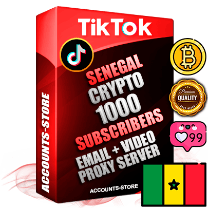 Professional Senegalese PREMIUM TikTok accounts of manual registration and farming for the CRYPTO niche with high trust history profile photos and videos — fully themed and optimized for CRYPTO advertising and promotion — 1000 niche-related live active subscribers 2018–2022 registration years Verified Email (included) + Cookie JSON for secure import and login to the account + User Agent + high-quality content filling (profile photo banner and videos). Fully ready for targeted campaigns and ad launches from any country. Perfectly holds ads without bans. Ideal for any earning schemes affiliate promotions and marketing projects. Quality unlimited IPv4 proxy server included. Professional Senegalese PREMIUM TikTok accounts of manual registration and farming for the CRYPTO niche with high trust history profile photos and videos — fully themed and optimized for CRYPTO advertising and promotion — 1000 niche-related live active subscribers 2018–2022 registration years Verified Email (included) + Cookie JSON for secure import and login to the account + User Agent + high-quality content filling (profile photo banner and videos). Fully ready for targeted campaigns and ad launches from any country. Perfectly holds ads without bans. Ideal for any earning schemes affiliate promotions and marketing projects. Quality unlimited IPv4 proxy server included.