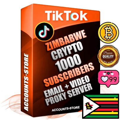Professional Zimbabwean PREMIUM TikTok accounts of manual registration and farming for the CRYPTO niche with high trust history profile photos and videos — fully themed and optimized for CRYPTO advertising and promotion — 1000 niche-related live active subscribers 2018–2022 registration years Verified Email (included) + Cookie JSON for secure import and login to the account + User Agent + high-quality content filling (profile photo banner and videos). Fully ready for targeted campaigns and ad launches from any country. Perfectly holds ads without bans. Ideal for any earning schemes affiliate promotions and marketing projects. Quality unlimited IPv4 proxy server included. Professional Zimbabwean PREMIUM TikTok accounts of manual registration and farming for the CRYPTO niche with high trust history profile photos and videos — fully themed and optimized for CRYPTO advertising and promotion — 1000 niche-related live active subscribers 2018–2022 registration years Verified Email (included) + Cookie JSON for secure import and login to the account + User Agent + high-quality content filling (profile photo banner and videos). Fully ready for targeted campaigns and ad launches from any country. Perfectly holds ads without bans. Ideal for any earning schemes affiliate promotions and marketing projects. Quality unlimited IPv4 proxy server included.