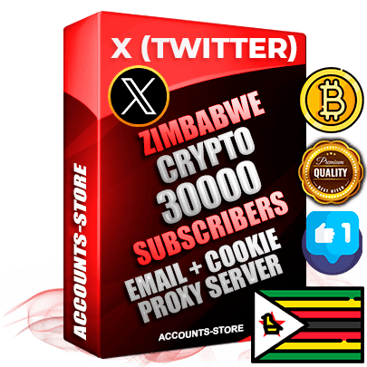 Professional Zimbabwean PREMIUM X (Twitter) accounts of manual registration and farming for the CRYPTO niche with high trust history photos and tweets — fully themed and optimized for CRYPTO advertising and promotion — 30000 niche-related live active followers 2009–2014 registration year Verified Email (Included) + Cookie JSON for secure import and login to the account + User Agent + High-quality filling (Photo Header Posts). Fully ready for targeted campaigns and ad launches from any country. Perfectly hold ads without bans. Ideal for any earning schemes affiliate promotions and marketing projects. Quality unlimited IPv4 proxy server included.
