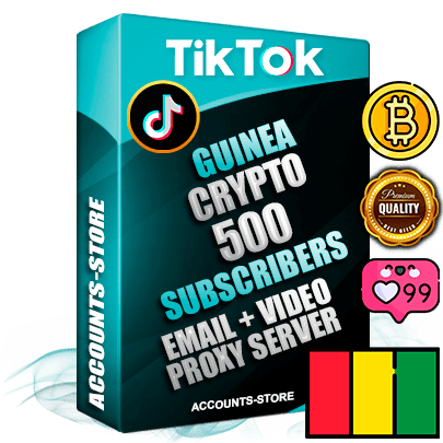Professional Guinean PREMIUM TikTok accounts of manual registration and farming for the CRYPTO niche with high trust history profile photos and videos — fully themed and optimized for CRYPTO advertising and promotion — 500 niche-related live active subscribers 2018–2022 registration years Verified Email (included) + Cookie JSON for secure import and login to the account + User Agent + high-quality content filling (profile photo banner and videos). Fully ready for targeted campaigns and ad launches from any country. Perfectly holds ads without bans. Ideal for any earning schemes affiliate promotions and marketing projects. Quality unlimited IPv4 proxy server included. Professional Guinean PREMIUM TikTok accounts of manual registration and farming for the CRYPTO niche with high trust history profile photos and videos — fully themed and optimized for CRYPTO advertising and promotion — 500 niche-related live active subscribers 2018–2022 registration years Verified Email (included) + Cookie JSON for secure import and login to the account + User Agent + high-quality content filling (profile photo banner and videos). Fully ready for targeted campaigns and ad launches from any country. Perfectly holds ads without bans. Ideal for any earning schemes affiliate promotions and marketing projects. Quality unlimited IPv4 proxy server included.