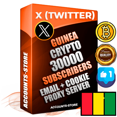 Professional Guinean PREMIUM X (Twitter) accounts of manual registration and farming for the CRYPTO niche with high trust history photos and tweets — fully themed and optimized for CRYPTO advertising and promotion — 30000 niche-related live active followers 2009–2014 registration year Verified Email (Included) + Cookie JSON for secure import and login to the account + User Agent + High-quality filling (Photo Header Posts). Fully ready for targeted campaigns and ad launches from any country. Perfectly hold ads without bans. Ideal for any earning schemes affiliate promotions and marketing projects. Quality unlimited IPv4 proxy server included. Professional Guinean PREMIUM X (Twitter) accounts of manual registration and farming for the CRYPTO niche with high trust history photos and tweets — fully themed and optimized for CRYPTO advertising and promotion — 30000 niche-related live active followers 2009–2014 registration year Verified Email (Included) + Cookie JSON for secure import and login to the account + User Agent + High-quality filling (Photo Header Posts). Fully ready for targeted campaigns and ad launches from any country. Perfectly hold ads without bans. Ideal for any earning schemes affiliate promotions and marketing projects. Quality unlimited IPv4 proxy server included.