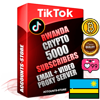 Professional Rwandan PREMIUM TikTok accounts of manual registration and farming for the CRYPTO niche with high trust history profile photos and videos — fully themed and optimized for CRYPTO advertising and promotion — 5000 niche-related live active subscribers 2018–2022 registration years Verified Email (included) + Cookie JSON for secure import and login to the account + User Agent + high-quality content filling (profile photo banner and videos). Fully ready for targeted campaigns and ad launches from any country. Perfectly holds ads without bans. Ideal for any earning schemes affiliate promotions and marketing projects. Quality unlimited IPv4 proxy server included. Professional Rwandan PREMIUM TikTok accounts of manual registration and farming for the CRYPTO niche with high trust history profile photos and videos — fully themed and optimized for CRYPTO advertising and promotion — 5000 niche-related live active subscribers 2018–2022 registration years Verified Email (included) + Cookie JSON for secure import and login to the account + User Agent + high-quality content filling (profile photo banner and videos). Fully ready for targeted campaigns and ad launches from any country. Perfectly holds ads without bans. Ideal for any earning schemes affiliate promotions and marketing projects. Quality unlimited IPv4 proxy server included.