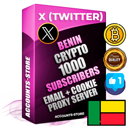 Professional Beninese PREMIUM X (Twitter) accounts of manual registration and farming for the CRYPTO niche with high trust history photos and tweets — fully themed and optimized for CRYPTO advertising and promotion — 1000 niche-related live active followers 2009–2014 registration year Verified Email (Included) + Cookie JSON for secure import and login to the account + User Agent + High-quality filling (Photo Header Posts). Fully ready for targeted campaigns and ad launches from any country. Perfectly hold ads without bans. Ideal for any earning schemes affiliate promotions and marketing projects. Quality unlimited IPv4 proxy server included.