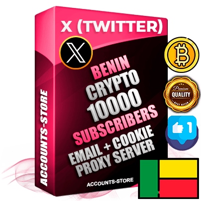 Professional Beninese PREMIUM X (Twitter) accounts of manual registration and farming for the CRYPTO niche with high trust history photos and tweets — fully themed and optimized for CRYPTO advertising and promotion — 10000 niche-related live active followers 2009–2014 registration year Verified Email (Included) + Cookie JSON for secure import and login to the account + User Agent + High-quality filling (Photo Header Posts). Fully ready for targeted campaigns and ad launches from any country. Perfectly hold ads without bans. Ideal for any earning schemes affiliate promotions and marketing projects. Quality unlimited IPv4 proxy server included.