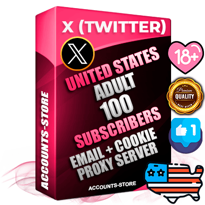 Professional American PREMIUM X (Twitter) accounts of manual registration and farming for the ADULT niche with high trust history photos and tweets — fully themed and optimized for ADULT advertising and promotion — 100 niche-related live active followers 2009–2014 registration year Verified Email (Included) + Cookie JSON for secure import and login to the account + User Agent + High-quality filling (Photo Header Posts). Fully ready for targeted campaigns and ad launches from any country. Perfectly hold ads without bans. Ideal for any earning schemes affiliate promotions and marketing projects. Quality unlimited IPv4 proxy server included.