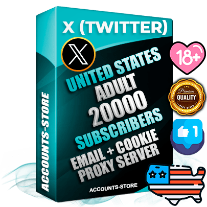 Professional American PREMIUM X (Twitter) accounts of manual registration and farming for the ADULT niche with high trust history photos and tweets — fully themed and optimized for ADULT advertising and promotion — 20000 niche-related live active followers 2009–2014 registration year Verified Email (Included) + Cookie JSON for secure import and login to the account + User Agent + High-quality filling (Photo Header Posts). Fully ready for targeted campaigns and ad launches from any country. Perfectly hold ads without bans. Ideal for any earning schemes affiliate promotions and marketing projects. Quality unlimited IPv4 proxy server included.