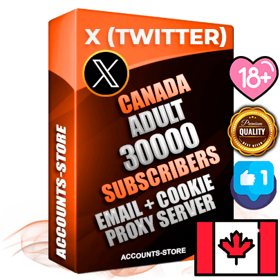 Professional Canadian PREMIUM X (Twitter) accounts of manual registration and farming for the ADULT niche with high trust history photos and tweets — fully themed and optimized for ADULT advertising and promotion — 30000 niche-related live active followers 2009–2014 registration year Verified Email (Included) + Cookie JSON for secure import and login to the account + User Agent + High-quality filling (Photo Header Posts). Fully ready for targeted campaigns and ad launches from any country. Perfectly hold ads without bans. Ideal for any earning schemes affiliate promotions and marketing projects. Quality unlimited IPv4 proxy server included. Professional Canadian PREMIUM X (Twitter) accounts of manual registration and farming for the ADULT niche with high trust history photos and tweets — fully themed and optimized for ADULT advertising and promotion — 30000 niche-related live active followers 2009–2014 registration year Verified Email (Included) + Cookie JSON for secure import and login to the account + User Agent + High-quality filling (Photo Header Posts). Fully ready for targeted campaigns and ad launches from any country. Perfectly hold ads without bans. Ideal for any earning schemes affiliate promotions and marketing projects. Quality unlimited IPv4 proxy server included.