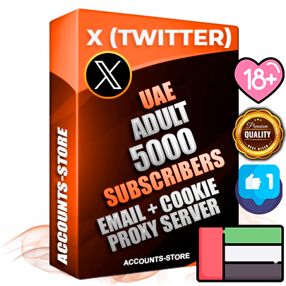 Professional UAE PREMIUM X (Twitter) accounts of manual registration and farming for the ADULT niche with high trust history photos and tweets — fully themed and optimized for ADULT advertising and promotion — 5000 niche-related live active followers 2009–2014 registration year Verified Email (Included) + Cookie JSON for secure import and login to the account + User Agent + High-quality filling (Photo Header Posts). Fully ready for targeted campaigns and ad launches from any country. Perfectly hold ads without bans. Ideal for any earning schemes affiliate promotions and marketing projects. Quality unlimited IPv4 proxy server included.