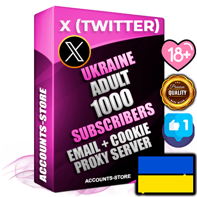 Professional Ukrainian PREMIUM X (Twitter) accounts of manual registration and farming for the ADULT niche with high trust history photos and tweets — fully themed and optimized for ADULT advertising and promotion — 1000 niche-related live active followers 2009–2014 registration year Verified Email (Included) + Cookie JSON for secure import and login to the account + User Agent + High-quality filling (Photo Header Posts). Fully ready for targeted campaigns and ad launches from any country. Perfectly hold ads without bans. Ideal for any earning schemes affiliate promotions and marketing projects. Quality unlimited IPv4 proxy server included. Professional Ukrainian PREMIUM X (Twitter) accounts of manual registration and farming for the ADULT niche with high trust history photos and tweets — fully themed and optimized for ADULT advertising and promotion — 1000 niche-related live active followers 2009–2014 registration year Verified Email (Included) + Cookie JSON for secure import and login to the account + User Agent + High-quality filling (Photo Header Posts). Fully ready for targeted campaigns and ad launches from any country. Perfectly hold ads without bans. Ideal for any earning schemes affiliate promotions and marketing projects. Quality unlimited IPv4 proxy server included.