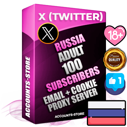 Professional Russian PREMIUM X (Twitter) accounts of manual registration and farming for the ADULT niche with high trust history photos and tweets — fully themed and optimized for ADULT advertising and promotion — 100 niche-related live active followers 2009–2014 registration year Verified Email (Included) + Cookie JSON for secure import and login to the account + User Agent + High-quality filling (Photo Header Posts). Fully ready for targeted campaigns and ad launches from any country. Perfectly hold ads without bans. Ideal for any earning schemes affiliate promotions and marketing projects. Quality unlimited IPv4 proxy server included.