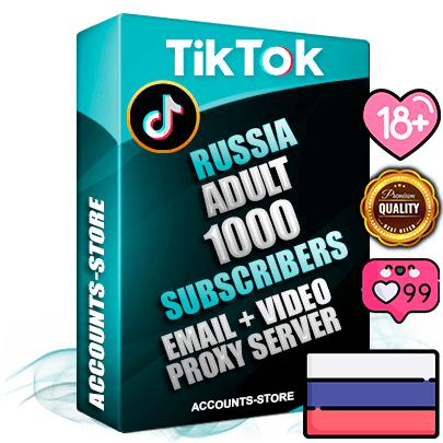 Professional Russian PREMIUM TikTok accounts of manual registration and farming for the ADULT niche with high trust history profile photos and videos — fully themed and optimized for ADULT advertising and promotion — 1000 niche-related live active subscribers 2018–2022 registration years Verified Email (included) + Cookie JSON for secure import and login to the account + User Agent + high-quality content filling (profile photo banner and videos). Fully ready for targeted campaigns and ad launches from any country. Perfectly holds ads without bans. Ideal for any earning schemes affiliate promotions and marketing projects. Quality unlimited IPv4 proxy server included.