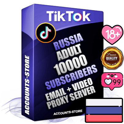 Professional Russian PREMIUM TikTok accounts of manual registration and farming for the ADULT niche with high trust history profile photos and videos — fully themed and optimized for ADULT advertising and promotion — 10000 niche-related live active subscribers 2018–2022 registration years Verified Email (included) + Cookie JSON for secure import and login to the account + User Agent + high-quality content filling (profile photo banner and videos). Fully ready for targeted campaigns and ad launches from any country. Perfectly holds ads without bans. Ideal for any earning schemes affiliate promotions and marketing projects. Quality unlimited IPv4 proxy server included.