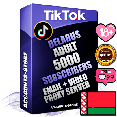 Professional Belarusian PREMIUM TikTok accounts of manual registration and farming for the ADULT niche with high trust history profile photos and videos — fully themed and optimized for ADULT advertising and promotion — 5000 niche-related live active subscribers 2018–2022 registration years Verified Email (included) + Cookie JSON for secure import and login to the account + User Agent + high-quality content filling (profile photo banner and videos). Fully ready for targeted campaigns and ad launches from any country. Perfectly holds ads without bans. Ideal for any earning schemes affiliate promotions and marketing projects. Quality unlimited IPv4 proxy server included. Professional Belarusian PREMIUM TikTok accounts of manual registration and farming for the ADULT niche with high trust history profile photos and videos — fully themed and optimized for ADULT advertising and promotion — 5000 niche-related live active subscribers 2018–2022 registration years Verified Email (included) + Cookie JSON for secure import and login to the account + User Agent + high-quality content filling (profile photo banner and videos). Fully ready for targeted campaigns and ad launches from any country. Perfectly holds ads without bans. Ideal for any earning schemes affiliate promotions and marketing projects. Quality unlimited IPv4 proxy server included.